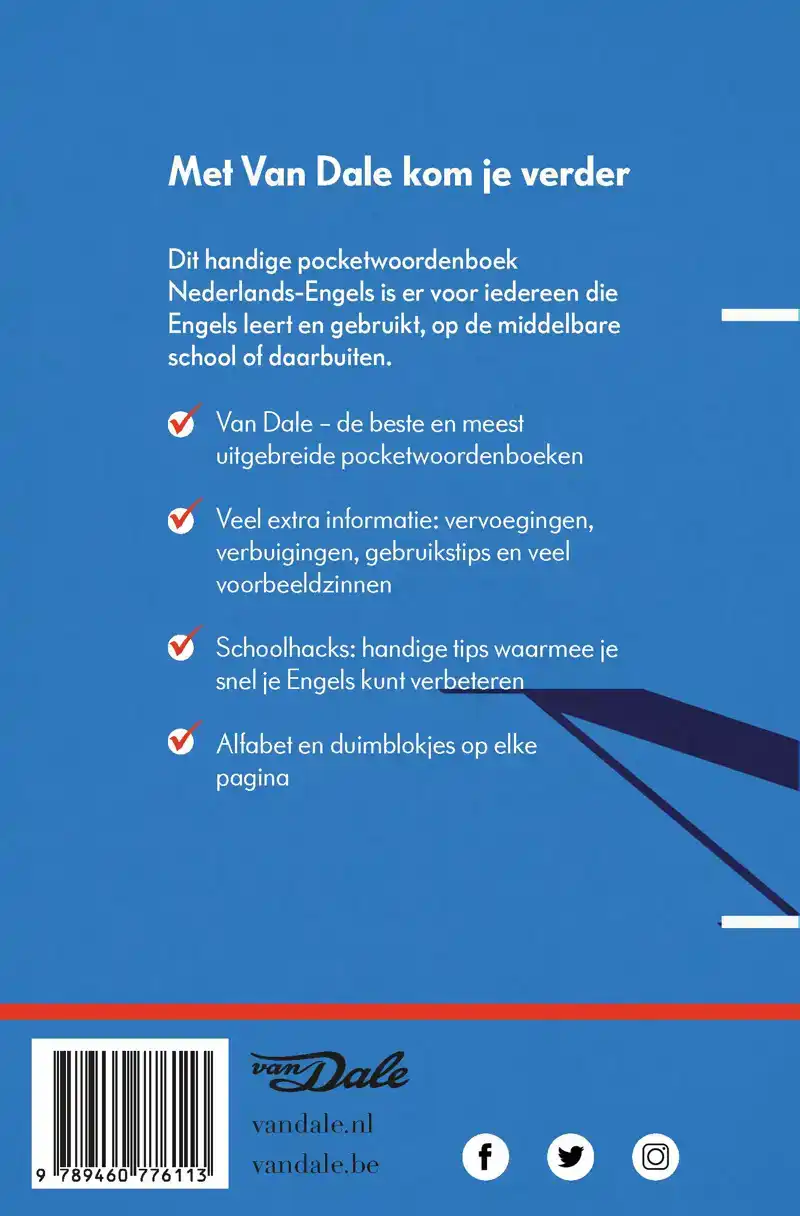 VAN DALE POCKETWOORDENBOEK NEDERLANDS-ENGELS