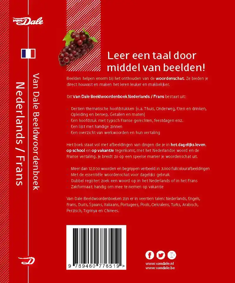 VAN DALE BEELDWOORDENBOEK NEDERLANDS/FRANS