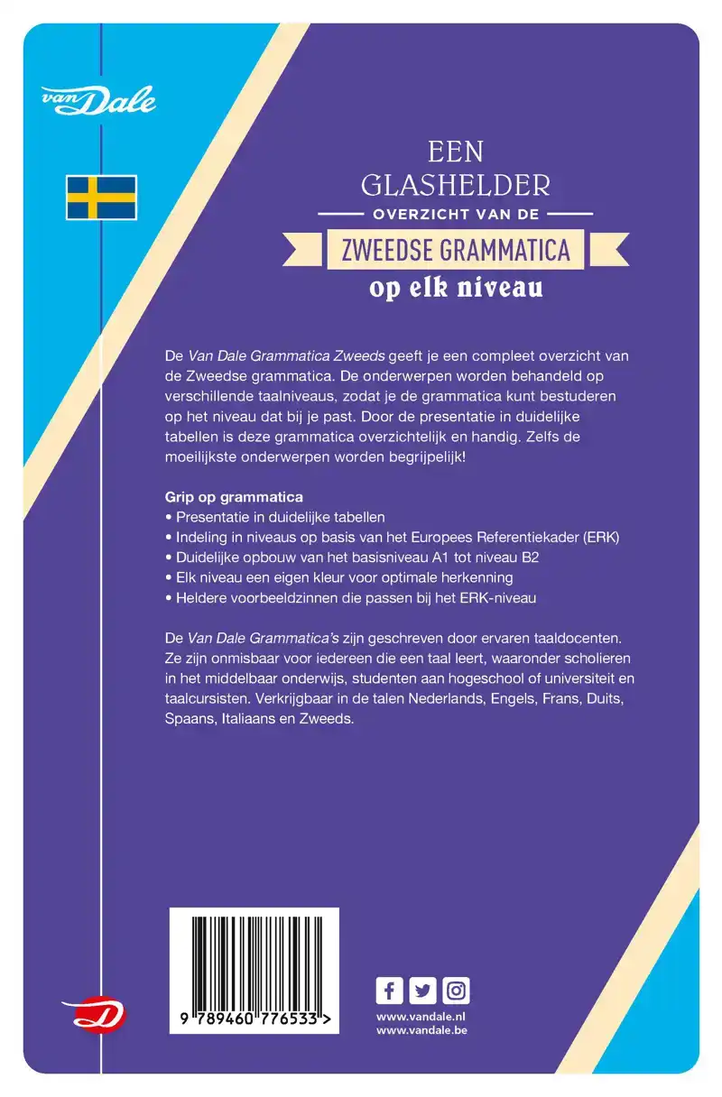 VAN DALE GRAMMATICA ZWEEDS