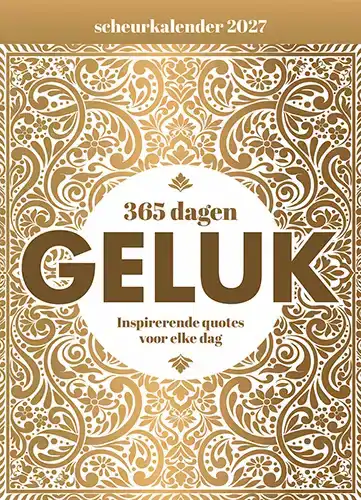 SCHEURKALENDER 2027 365 DAGEN GELUK
