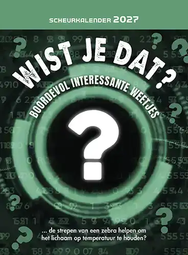 SCHEURKALENDER 2027 WIST JE DAT?