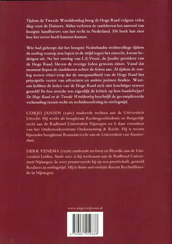 DE HOGE RAAD EN DE TWEEDE WERELDOORLOG