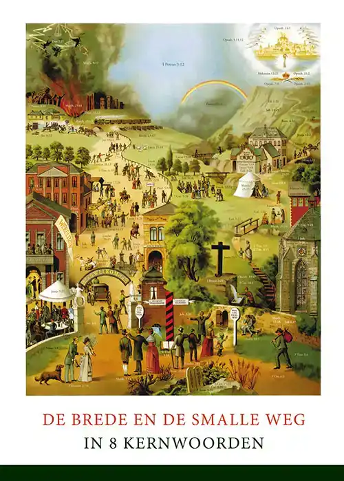 MINIPOSTER 'DE BREDE EN DE SMALLE WEG' (A4)