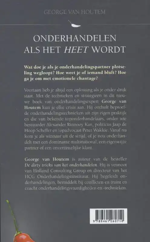 ONDERHANDELEN ALS HET HEET WORDT