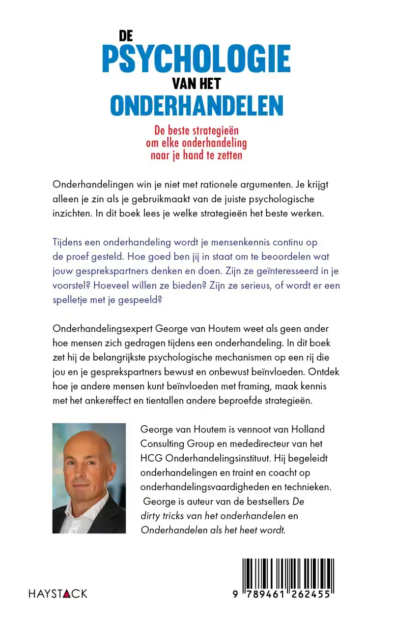 DE PSYCHOLOGIE VAN HET ONDERHANDELEN