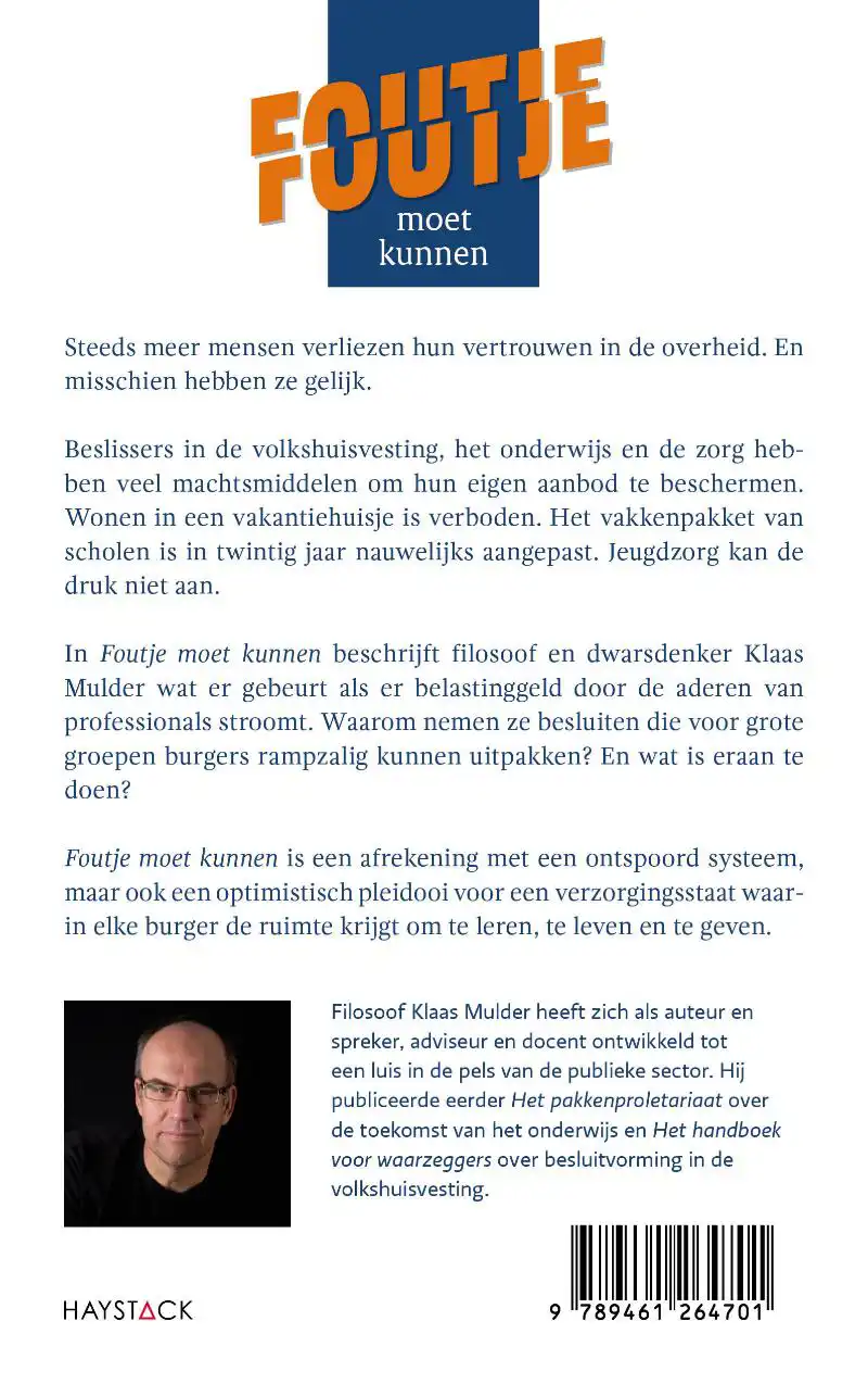 FOUTJE MOET KUNNEN