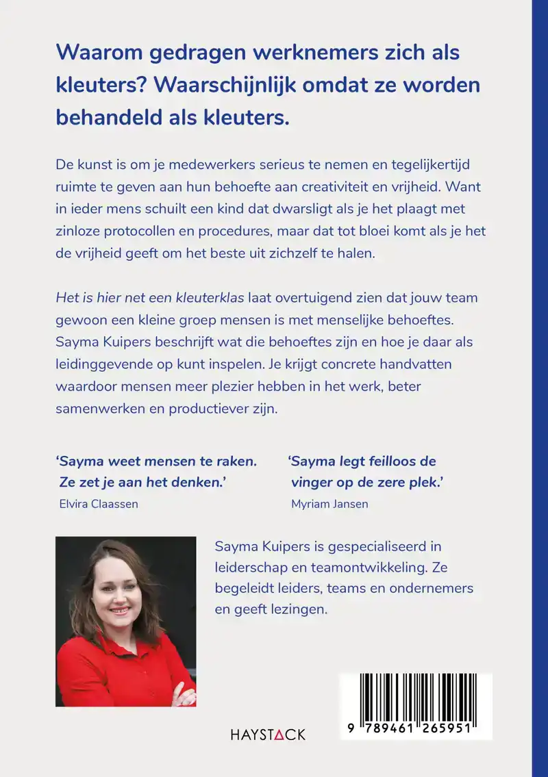 HET IS HIER NET EEN KLEUTERKLAS