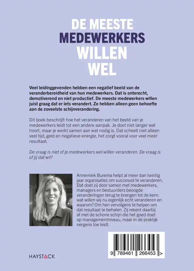 DE MEESTE MEDEWERKERS WILLEN WEL
