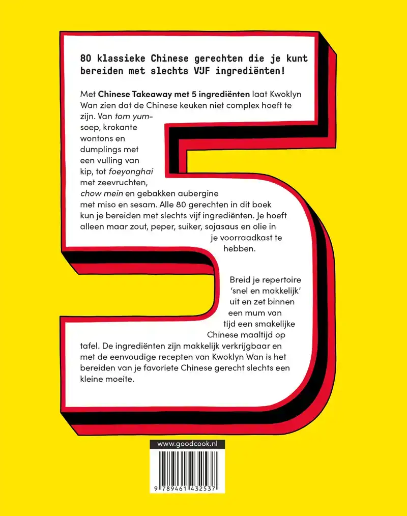 CHINESE TAKEAWAY MET 5 INGREDIENTEN