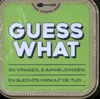 AFTER DINNER GAMES - GUESS WHAT