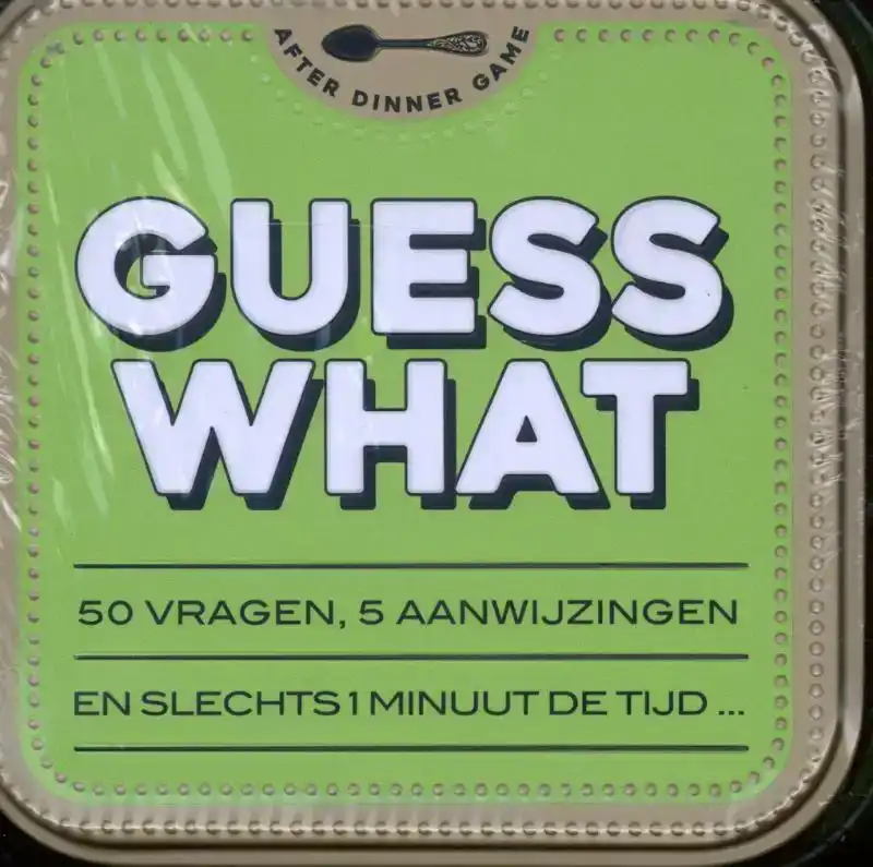 AFTER DINNER GAMES - GUESS WHAT