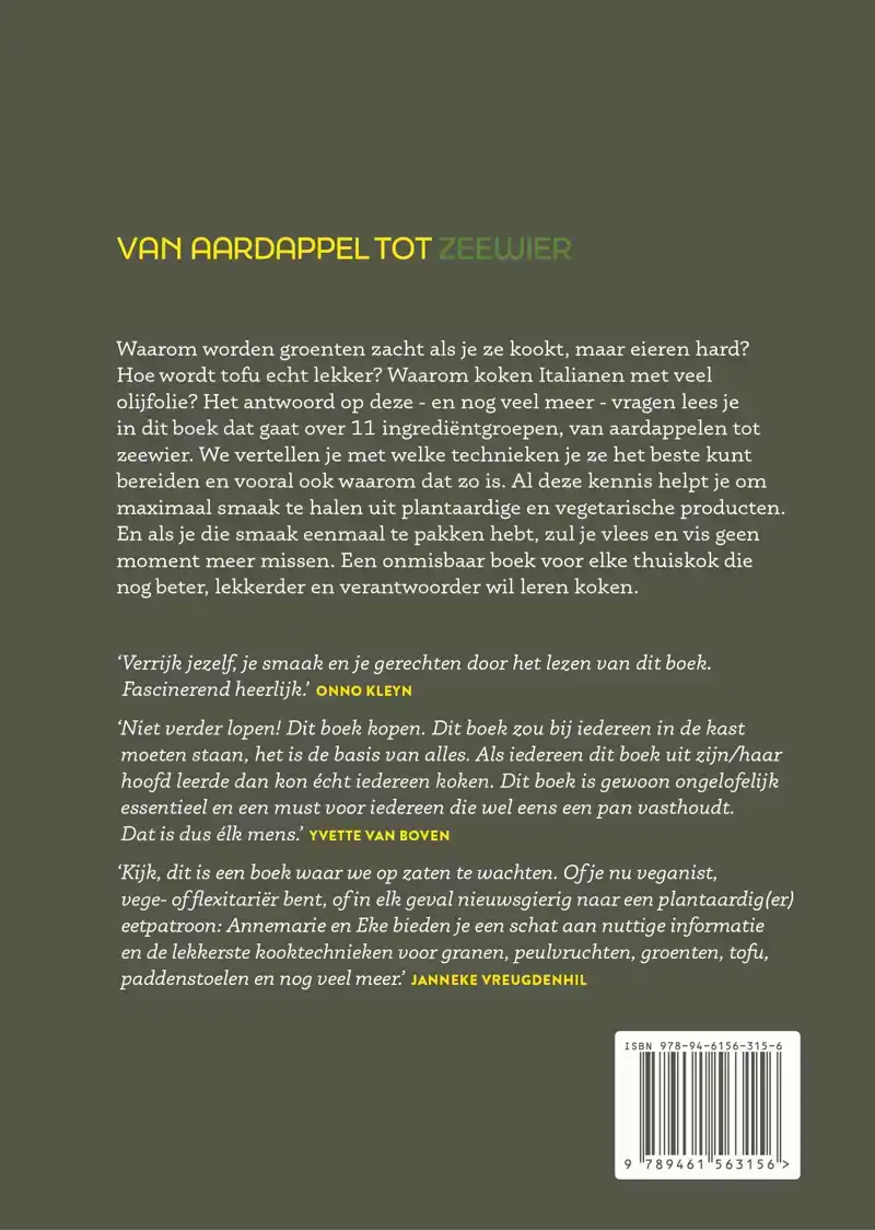 VAN AARDAPPEL TOT ZEEWIER