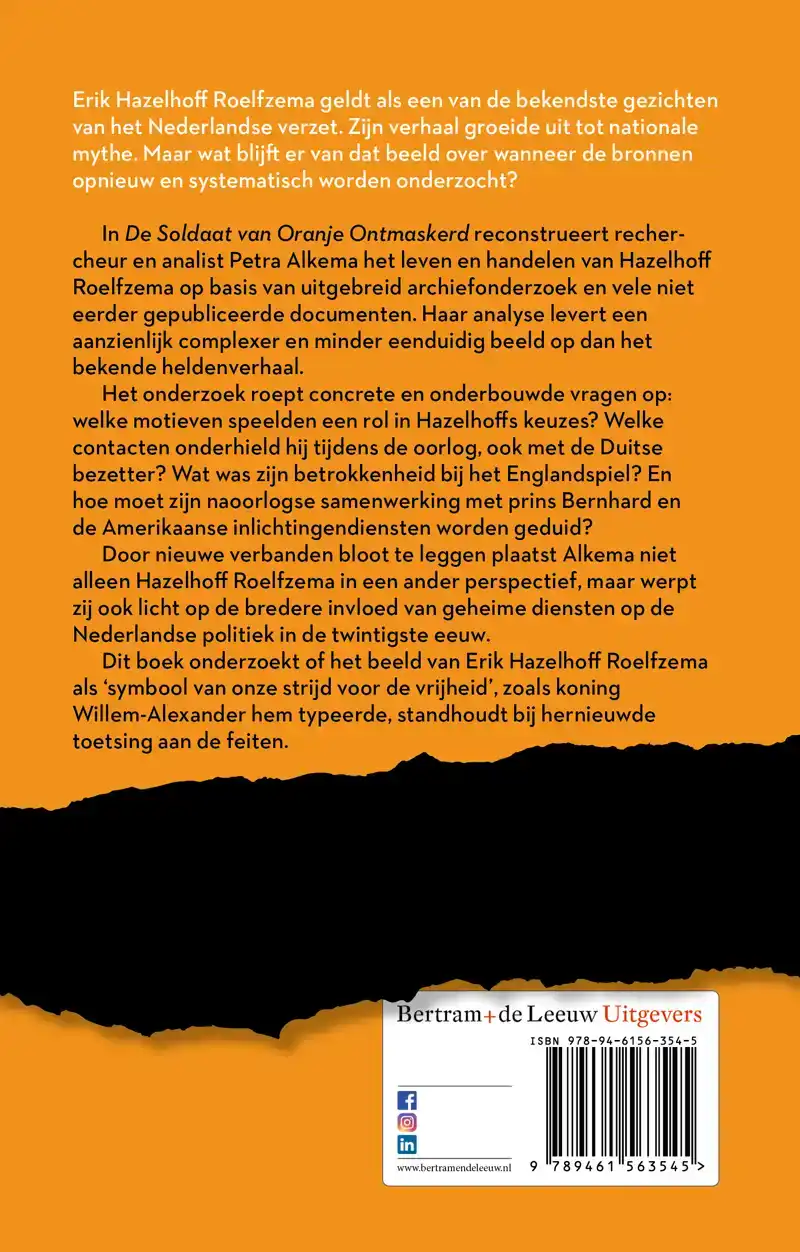 DE SOLDAAT VAN ORANJE ONTMASKERD