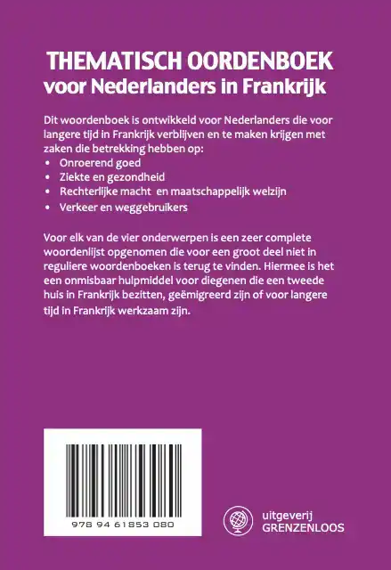 THEMATISCH WOORDENBOEK VOOR NEDERLANDERS IN FRANKRIJK