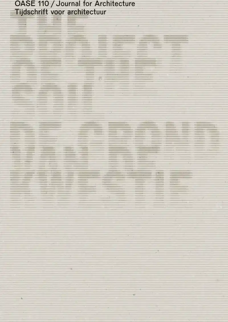 OASE JOURNAL FOR ARCHITECTURE #110