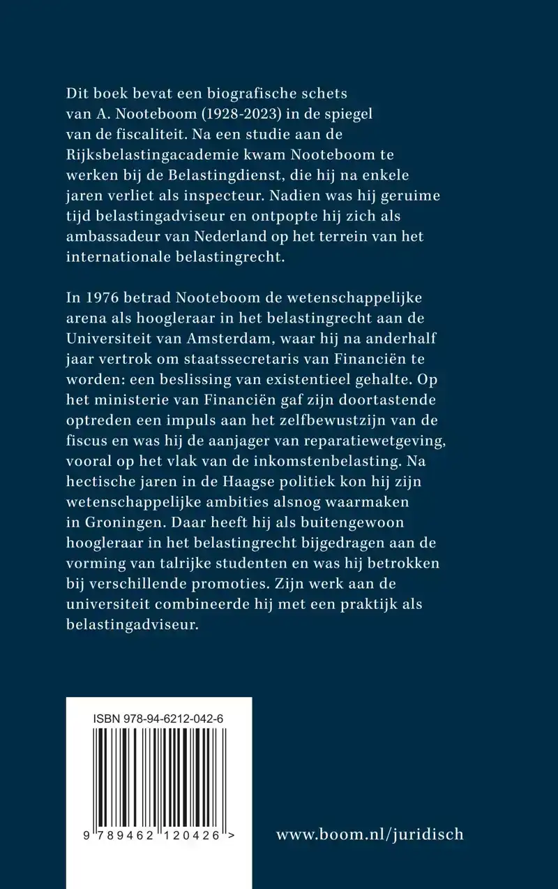 OVER A. NOOTEBOOM (1928-2023)