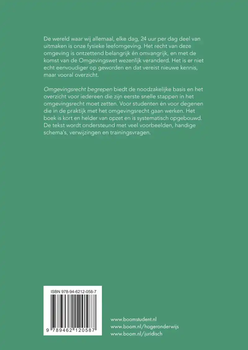 OMGEVINGSRECHT BEGREPEN