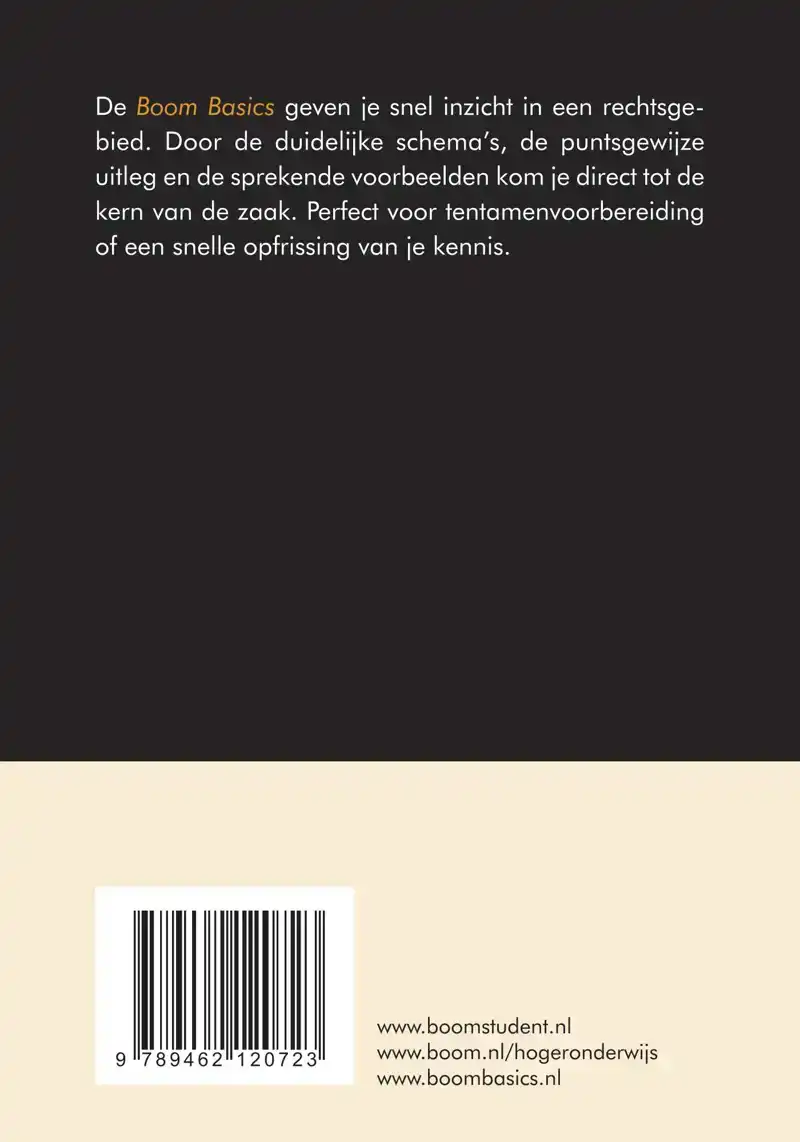BOOM BASICS BESTUURSRECHT