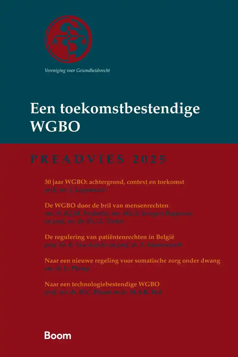 EEN TOEKOMSTBESTENDIGE WGBO