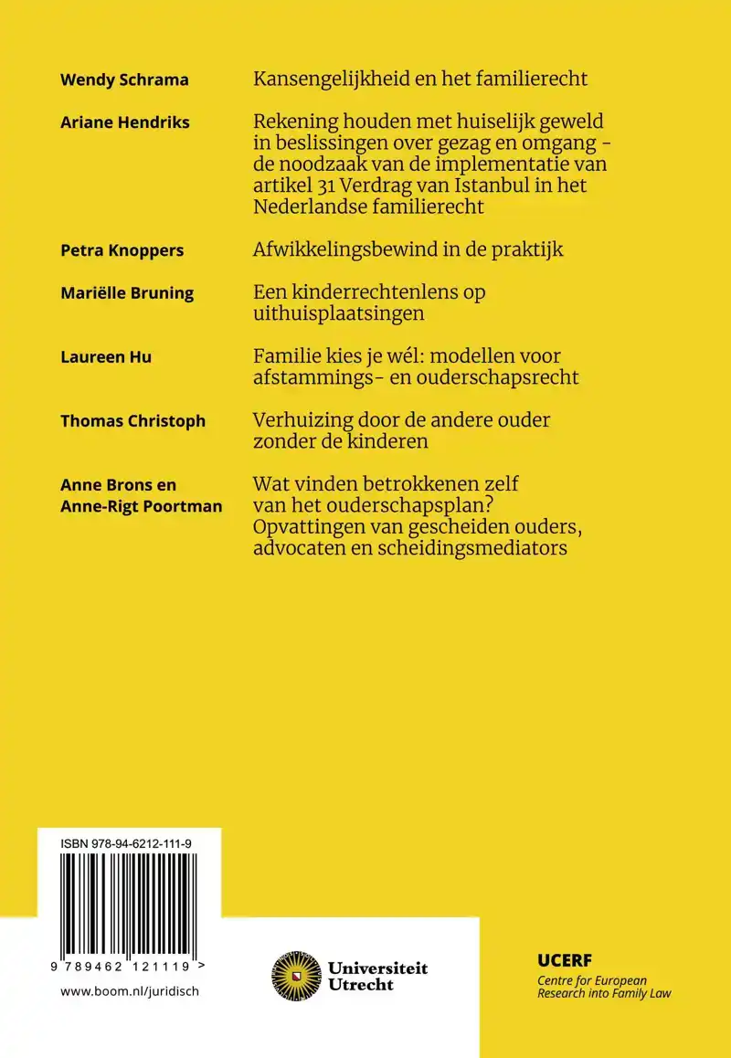 ACTUELE ONTWIKKELINGEN IN HET FAMILIERECHT