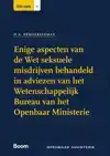 ENIGE ASPECTEN VAN DE WET SEKSUELE MISDRIJVEN BEHANDELD IN A