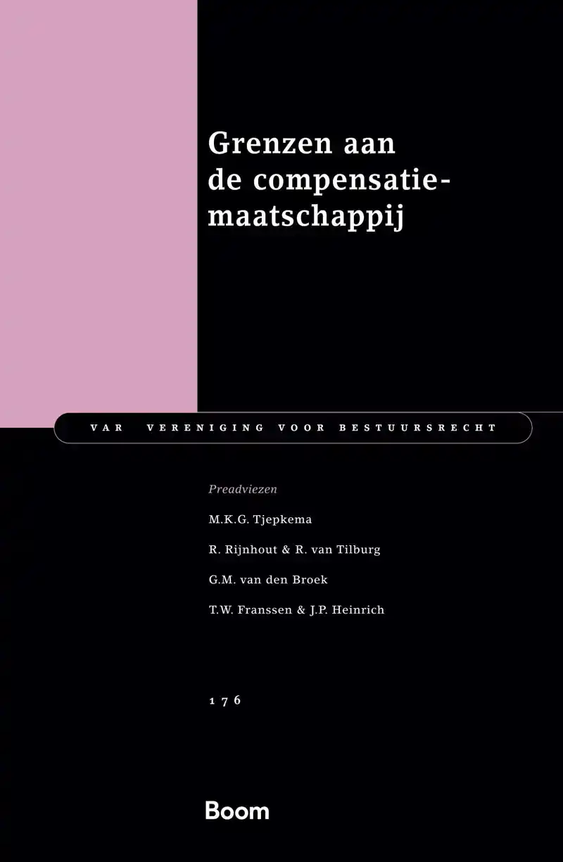 GRENZEN AAN DE COMPENSATIESAMENLEVING
