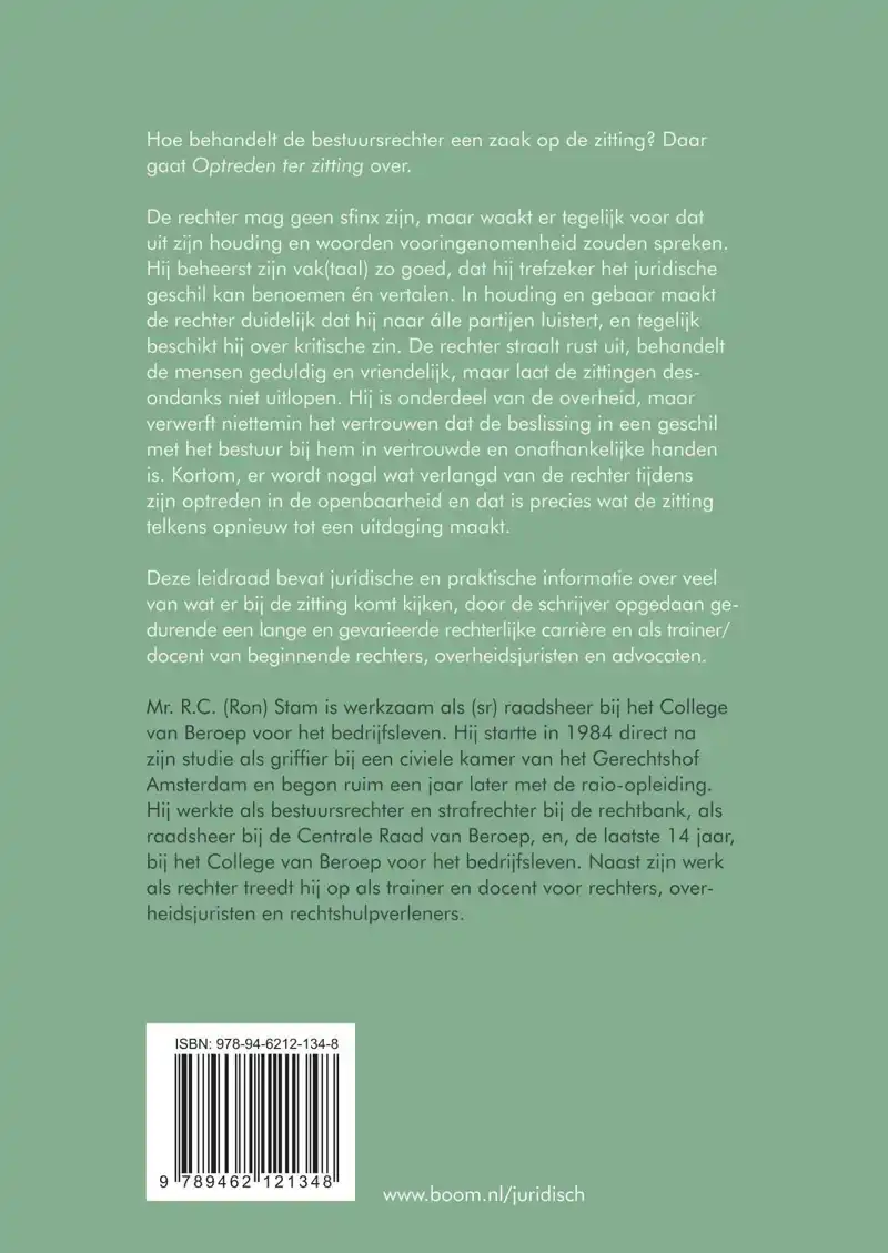 OPTREDEN TER ZITTING