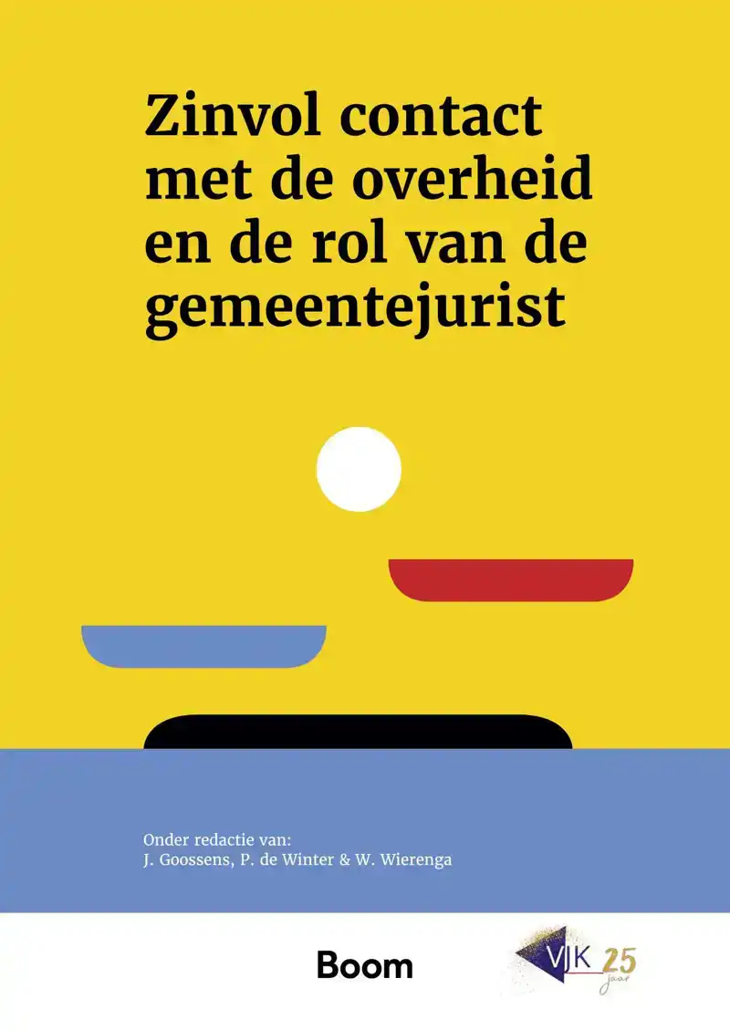 ZINVOL CONTACT MET DE OVERHEID EN DE ROL VAN DE GEMEENTEJURI