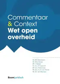 WET OPEN OVERHEID