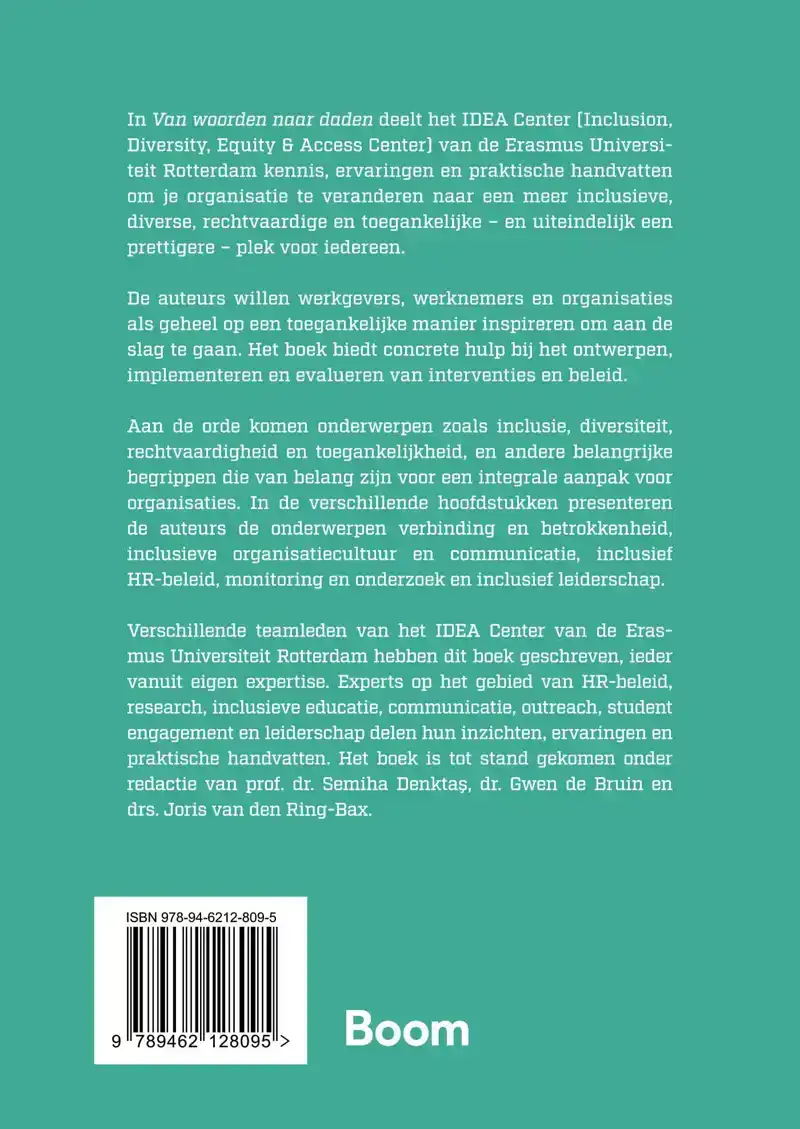 VAN WOORDEN NAAR DADEN: EEN GIDS VOOR EEN INCLUSIEVE ORGANIS