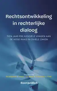 RECHTSONTWIKKELING IN RECHTERLIJKE DIALOOG