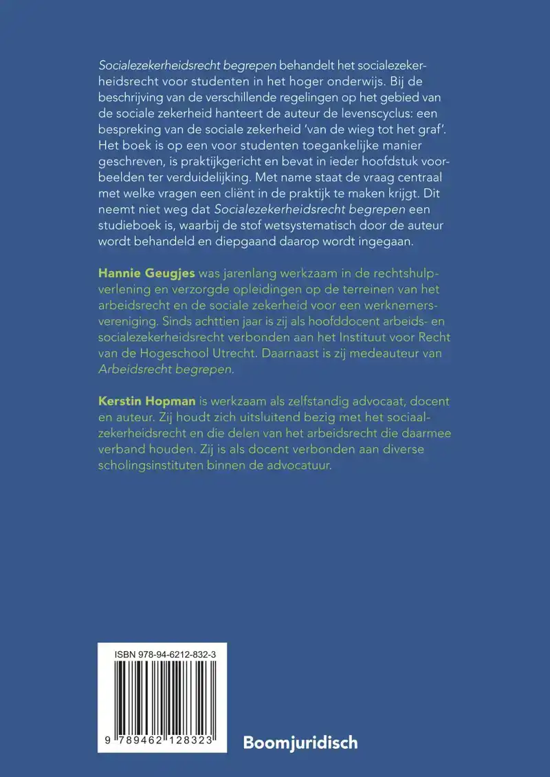 SOCIALEZEKERHEIDSRECHT BEGREPEN