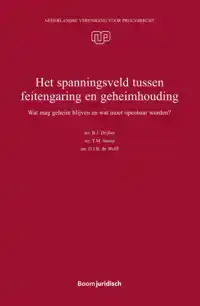 HET SPANNINGSVELD TUSSEN FEITENGARING EN GEHEIMHOUDING