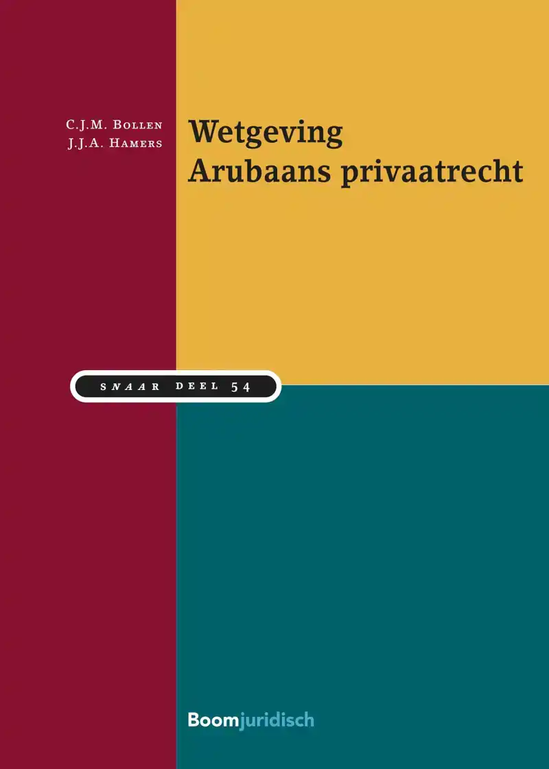 WETGEVING ARUBAANS PRIVAATRECHT 2023/2024
