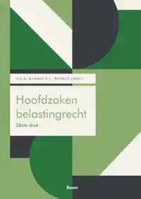 HOOFDZAKEN BELASTINGRECHT