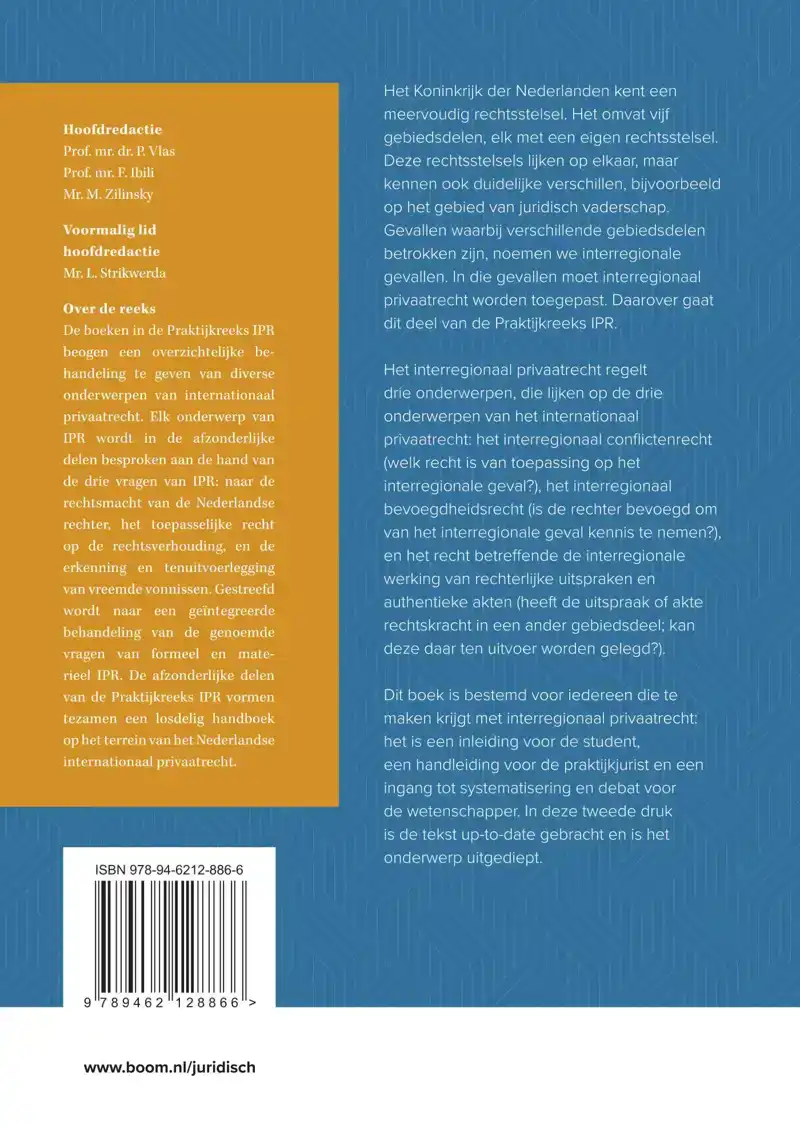 INTERREGIONAAL PRIVAATRECHT