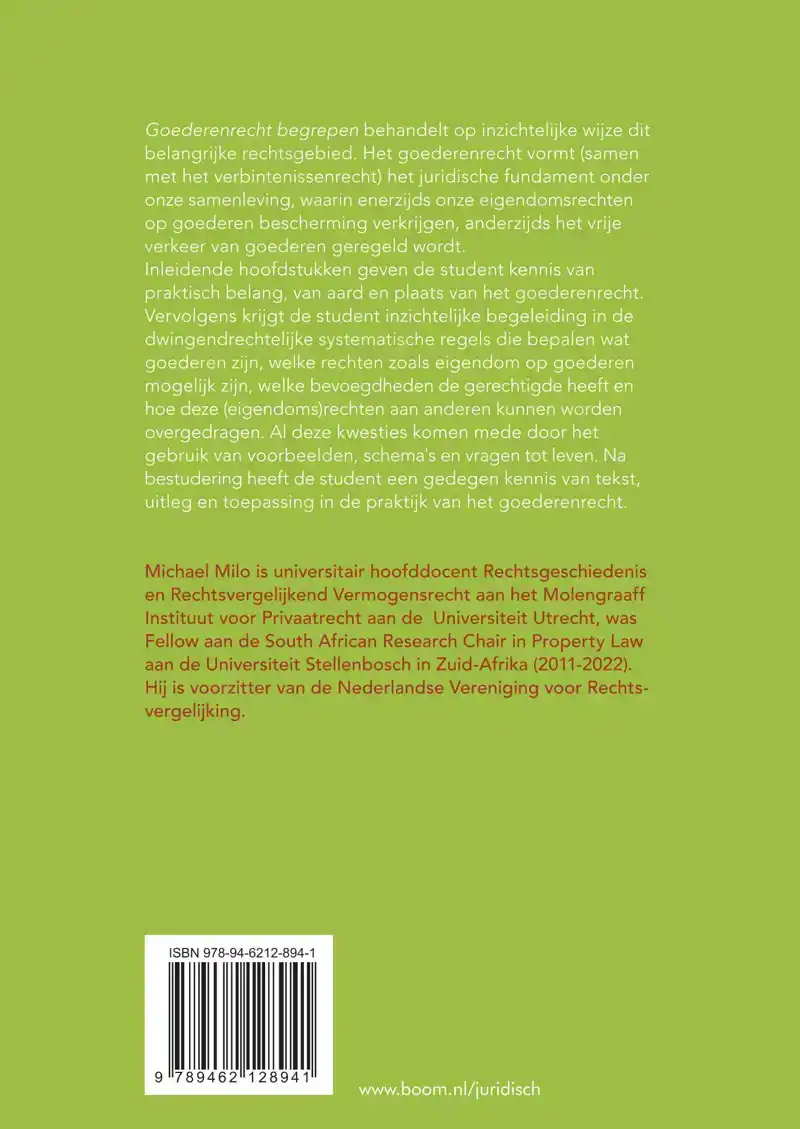 GOEDERENRECHT BEGREPEN