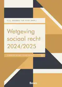 WETGEVING SOCIAAL RECHT 2024/2025