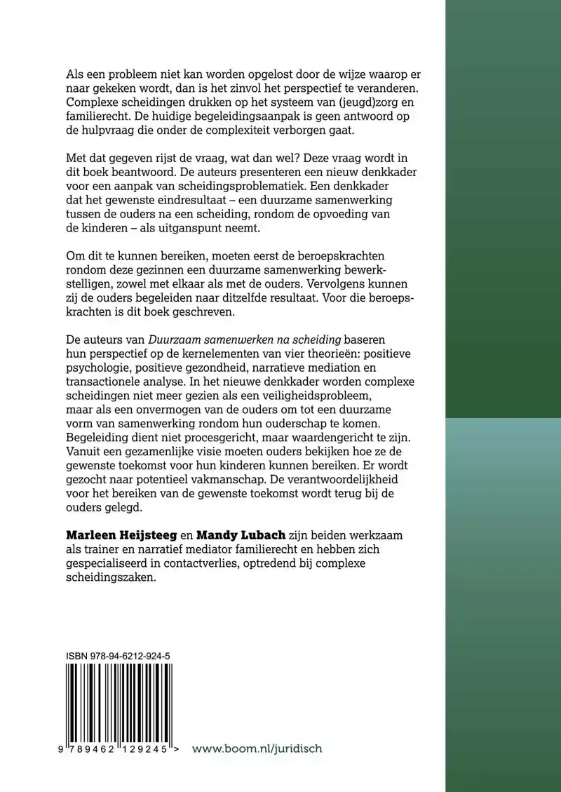 DUURZAAM SAMENWERKEN NA SCHEIDING