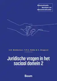 JURIDISCHE VRAGEN IN HET SOCIAAL DOMEIN 2