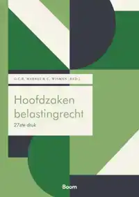 HOOFDZAKEN BELASTINGRECHT