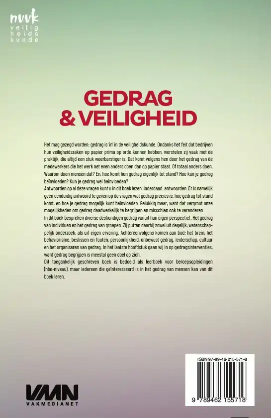 GEDRAG EN VEILIGHEID