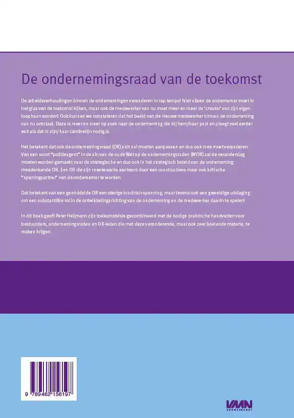DE ONDERNEMINGSRAAD VAN DE TOEKOMST