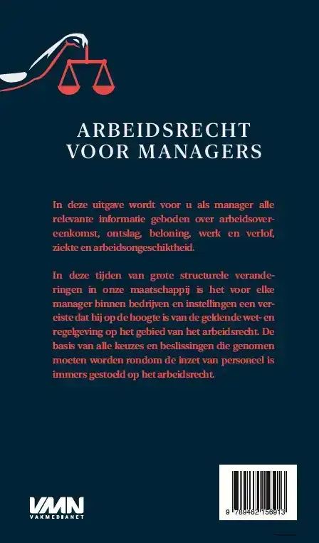 ARBEIDSRECHT VOOR MANAGERS