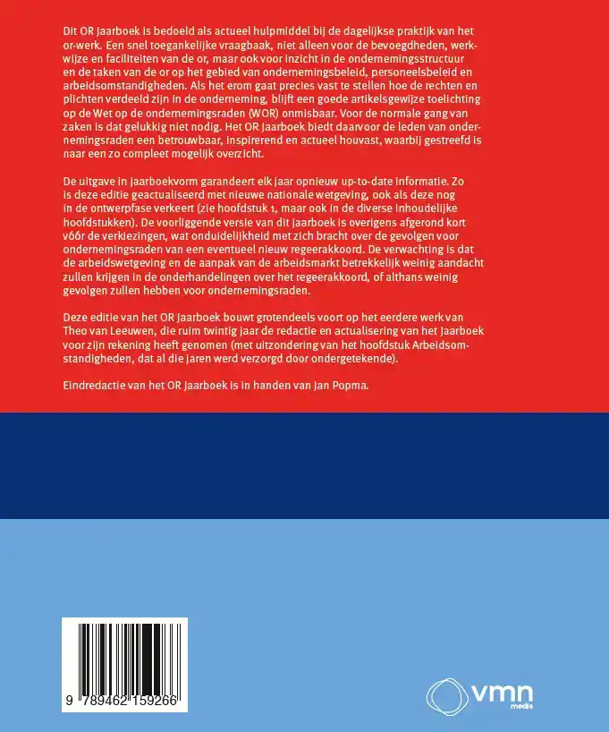 OR JAARBOEK 2026