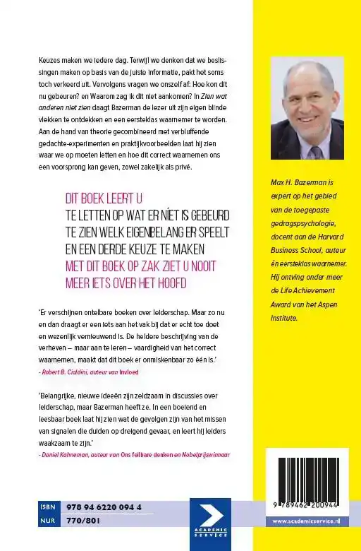 ZIEN WAT ANDEREN NIET ZIEN