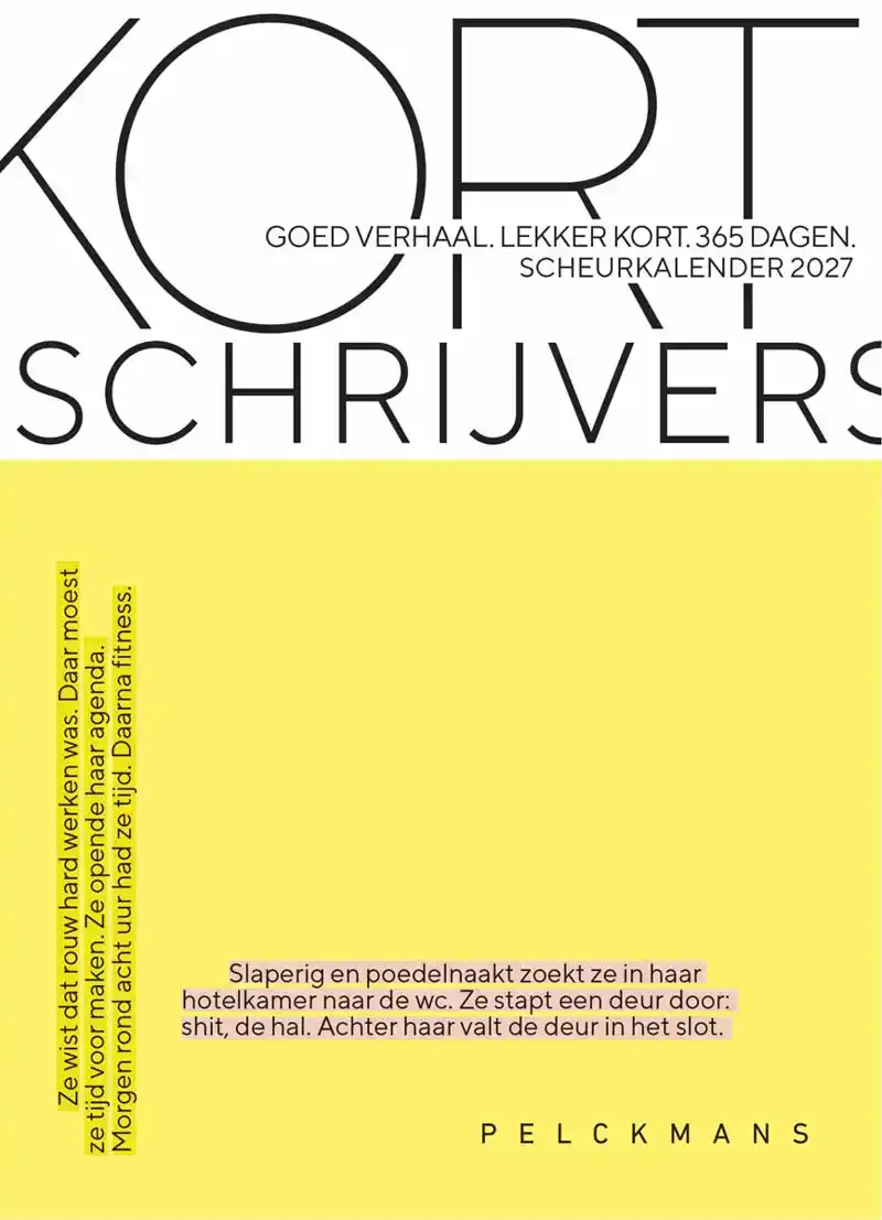 KORTSCHRIJVERS SCHEURKALENDER 2027