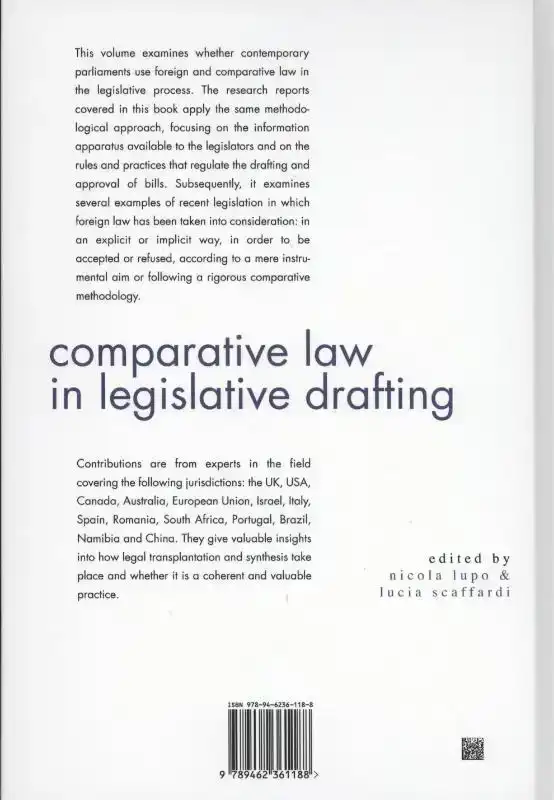 CO,PERATIVE LAW IN LEGISLATIVE DRAFTING