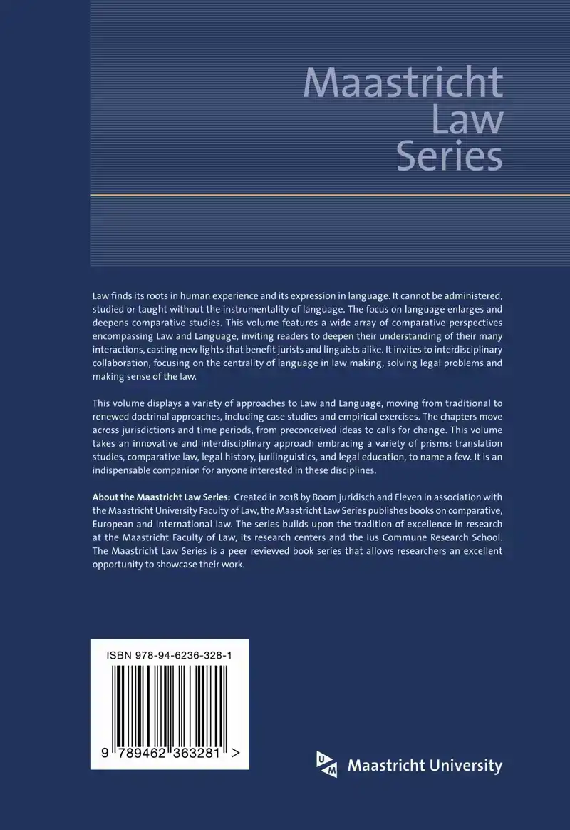 COMPARATIVE PERSPECTIVES ON LAW AND LANGUAGE