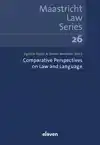 COMPARATIVE PERSPECTIVES ON LAW AND LANGUAGE